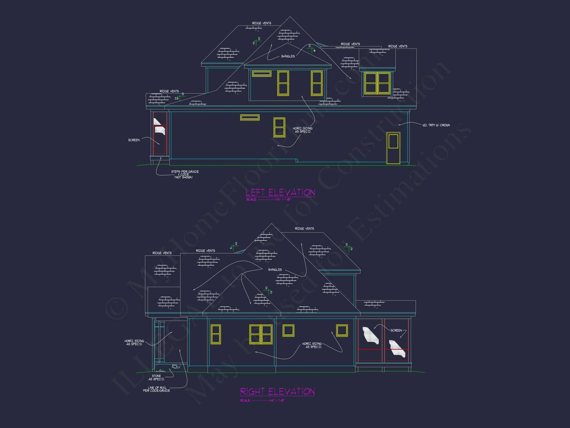 Stylish 2-Story house Plan with 4 Bedrooms and Open Floor Plan