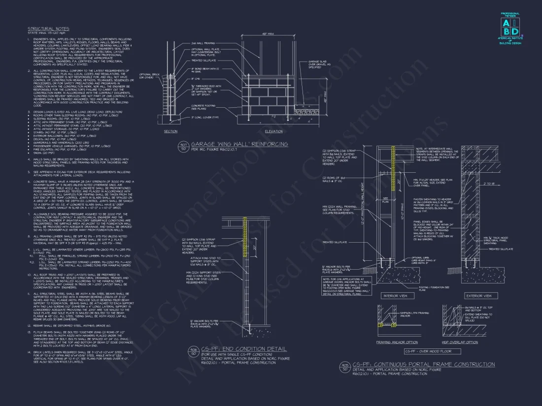 house Floor Plan with 4 Bed Options - Architectural Designs & CAD