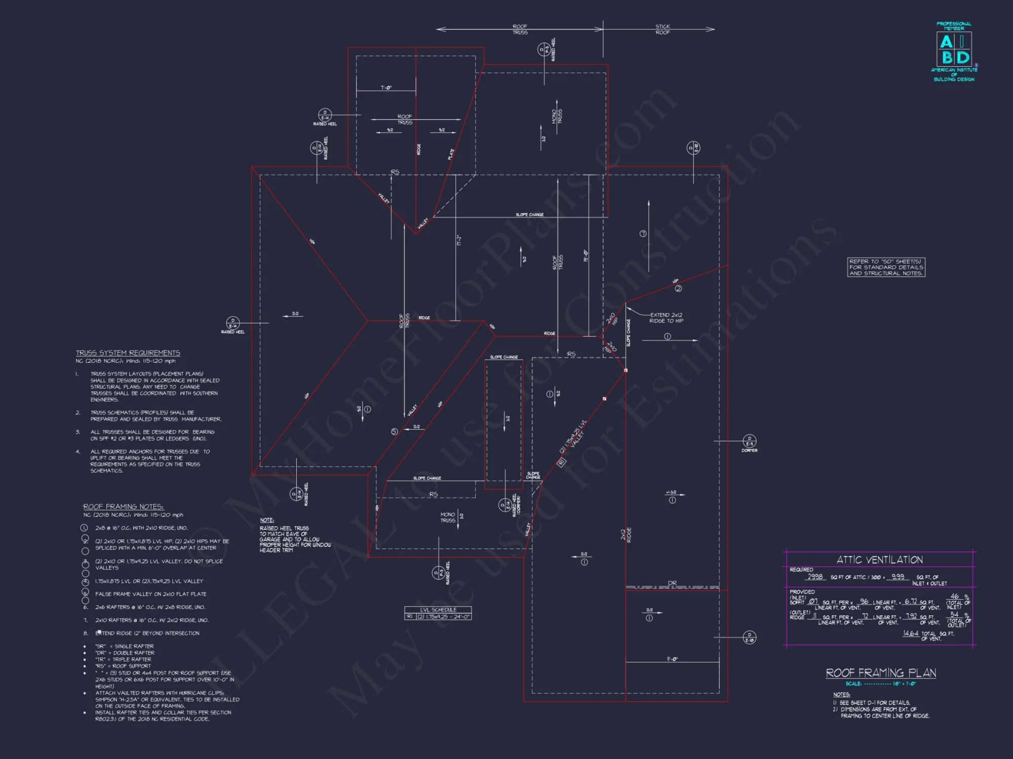 house Floor Plan with 4 Bed Options - Architectural Designs & CAD