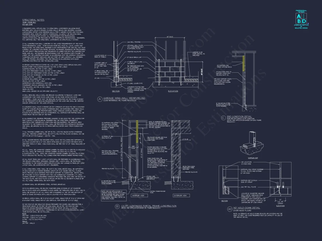 Modern Floor Plan with 5 Bedrooms