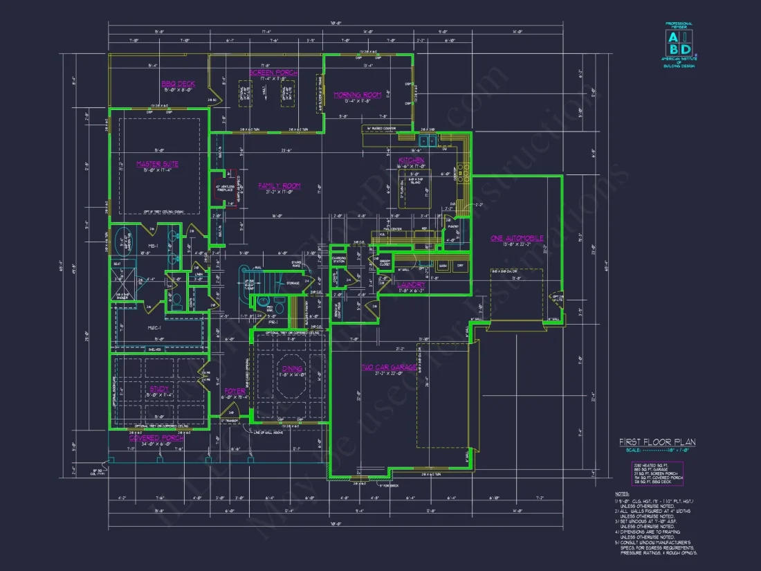 CAD Architectural house Design
