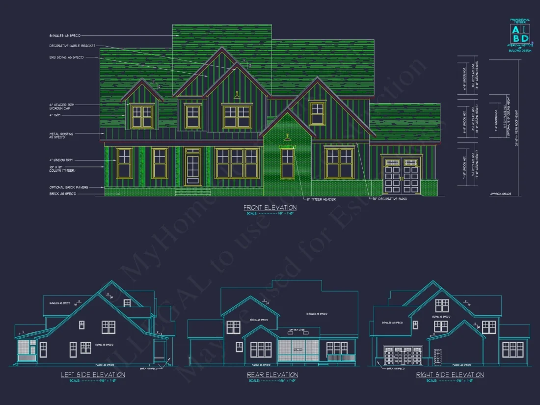 CAD Architectural house Design