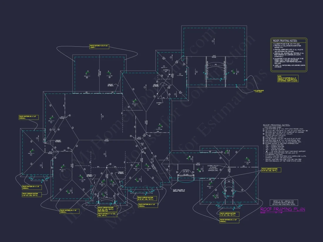 Luxury house Plan with CAD Architecture and Detailed Blueprints
