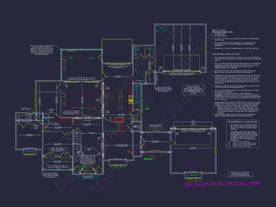 Luxury house Plan with CAD Architecture and Detailed Blueprints