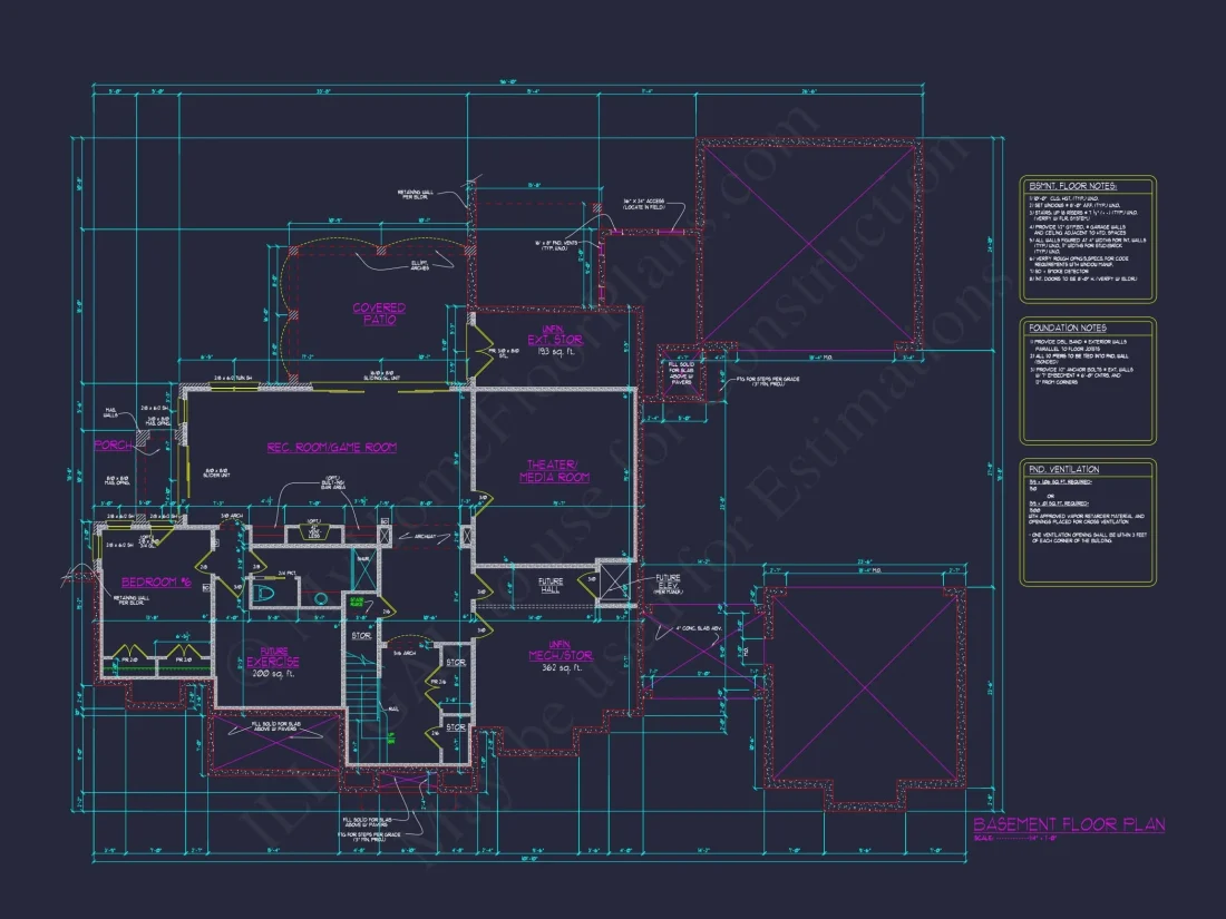 Luxury house Plan with CAD Architecture and Detailed Blueprints