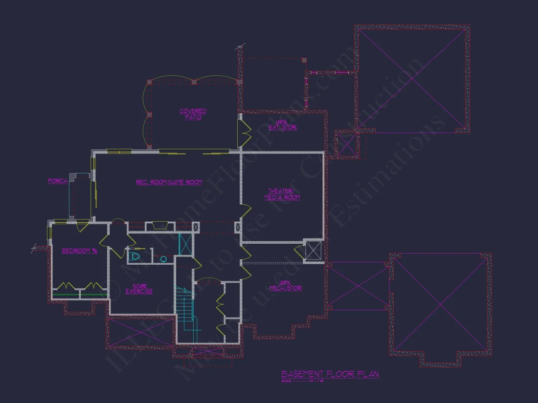 Luxury house Plan with CAD Architecture and Detailed Blueprints