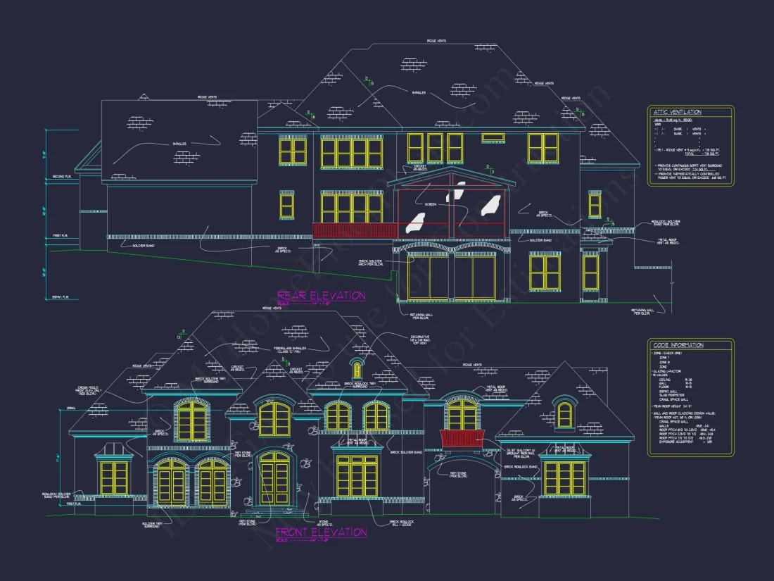 Luxury house Plan with CAD Architecture and Detailed Blueprints