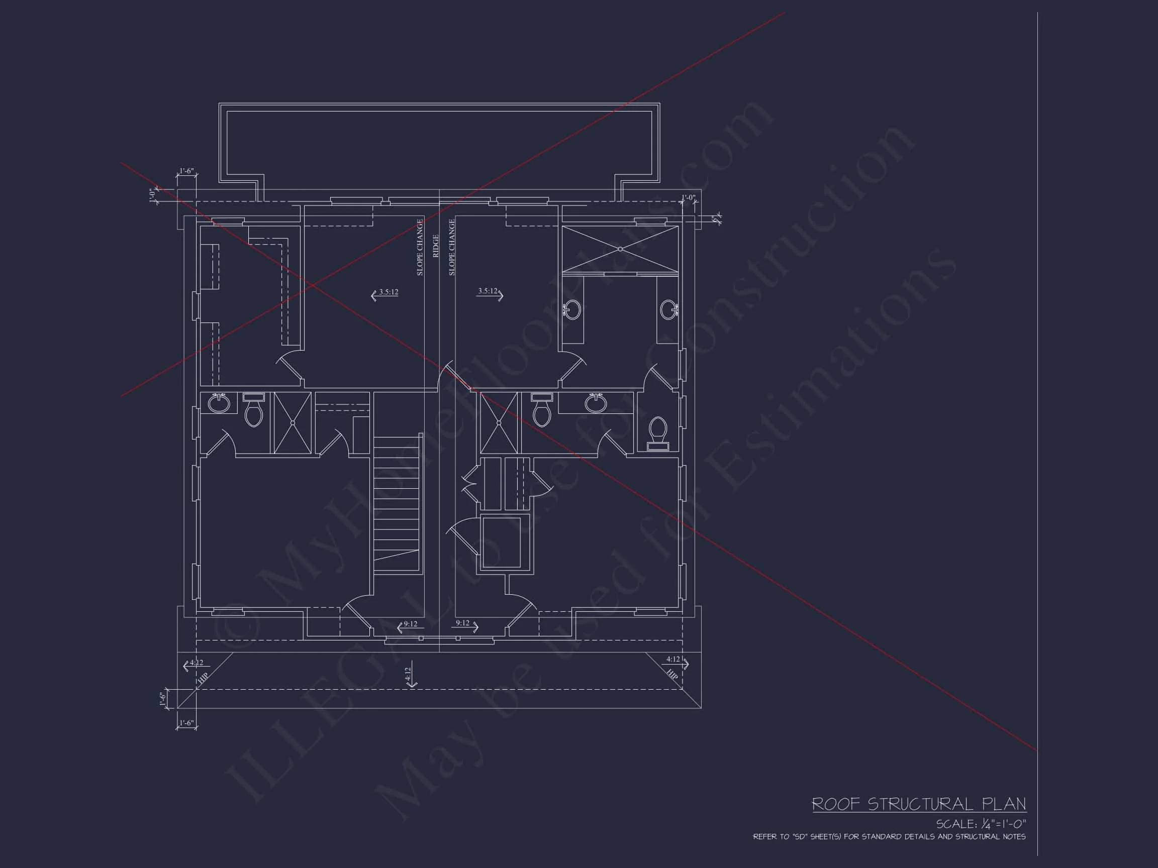 Stunning Coastal Beach house Plan with 3 Floors, 6 Beds, CAD