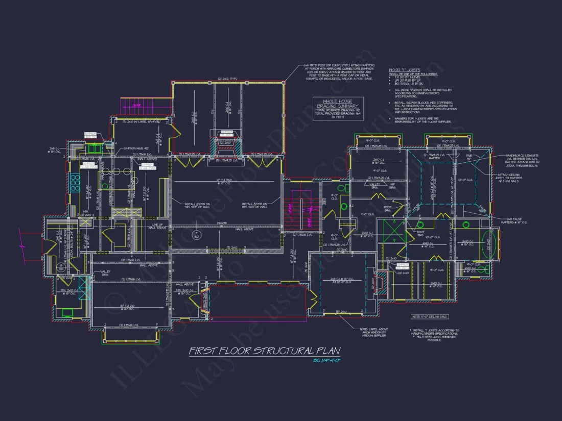 Luxury house Plan: Detailed Floor Blueprint with CAD Designs