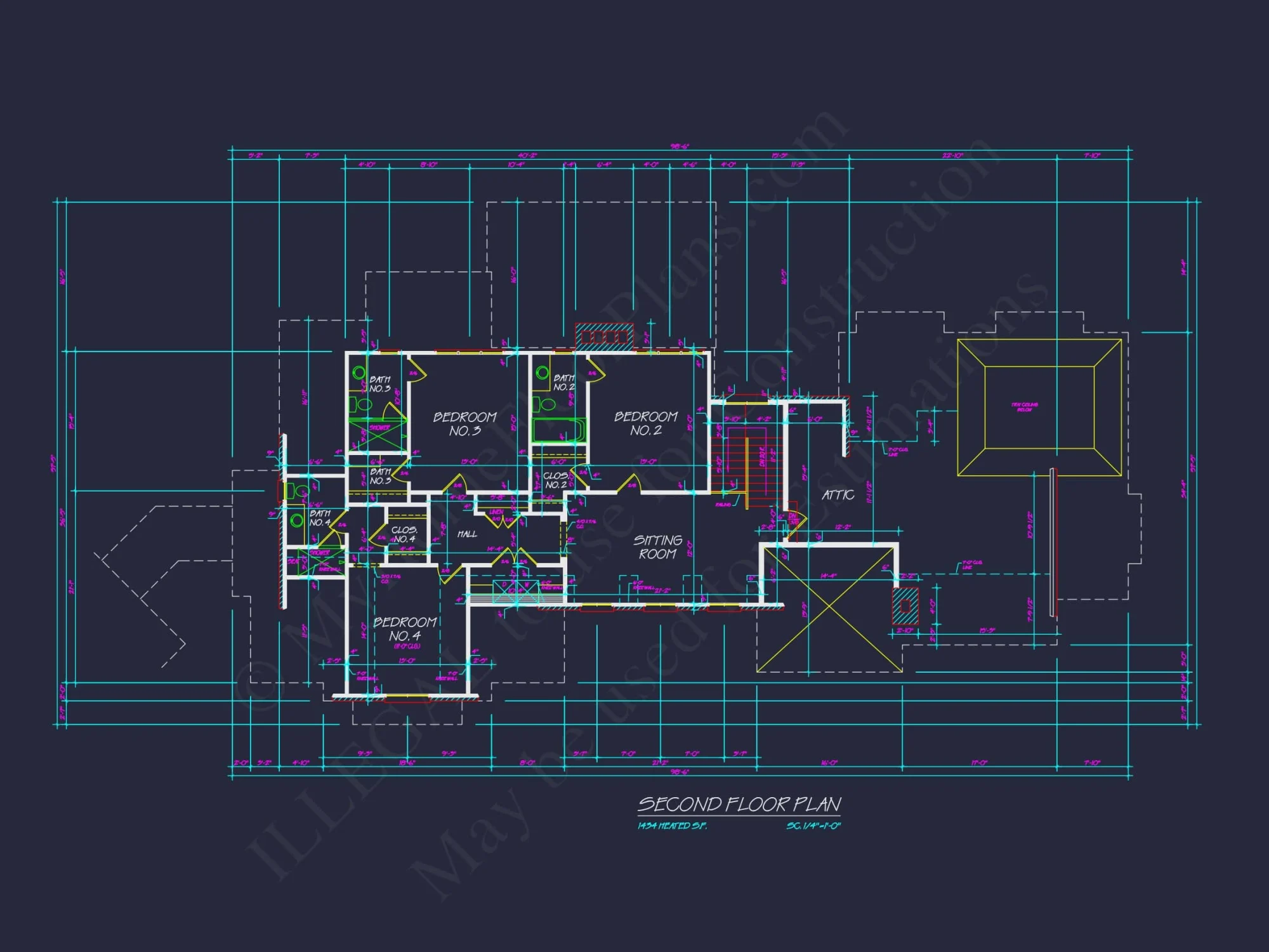 Luxury house Plan: Detailed Floor Blueprint with CAD Designs
