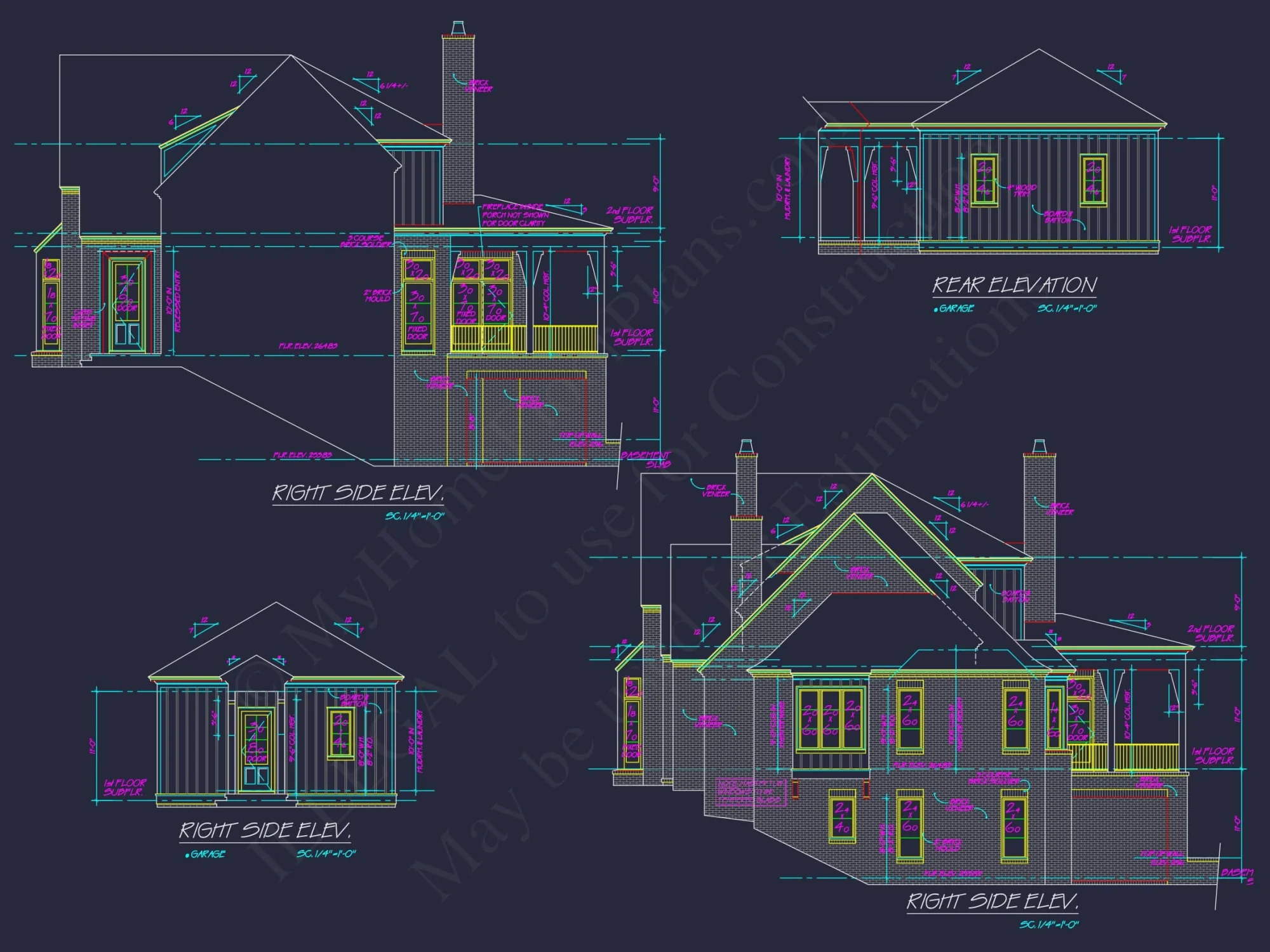 Luxury house Plan: Detailed Floor Blueprint with CAD Designs