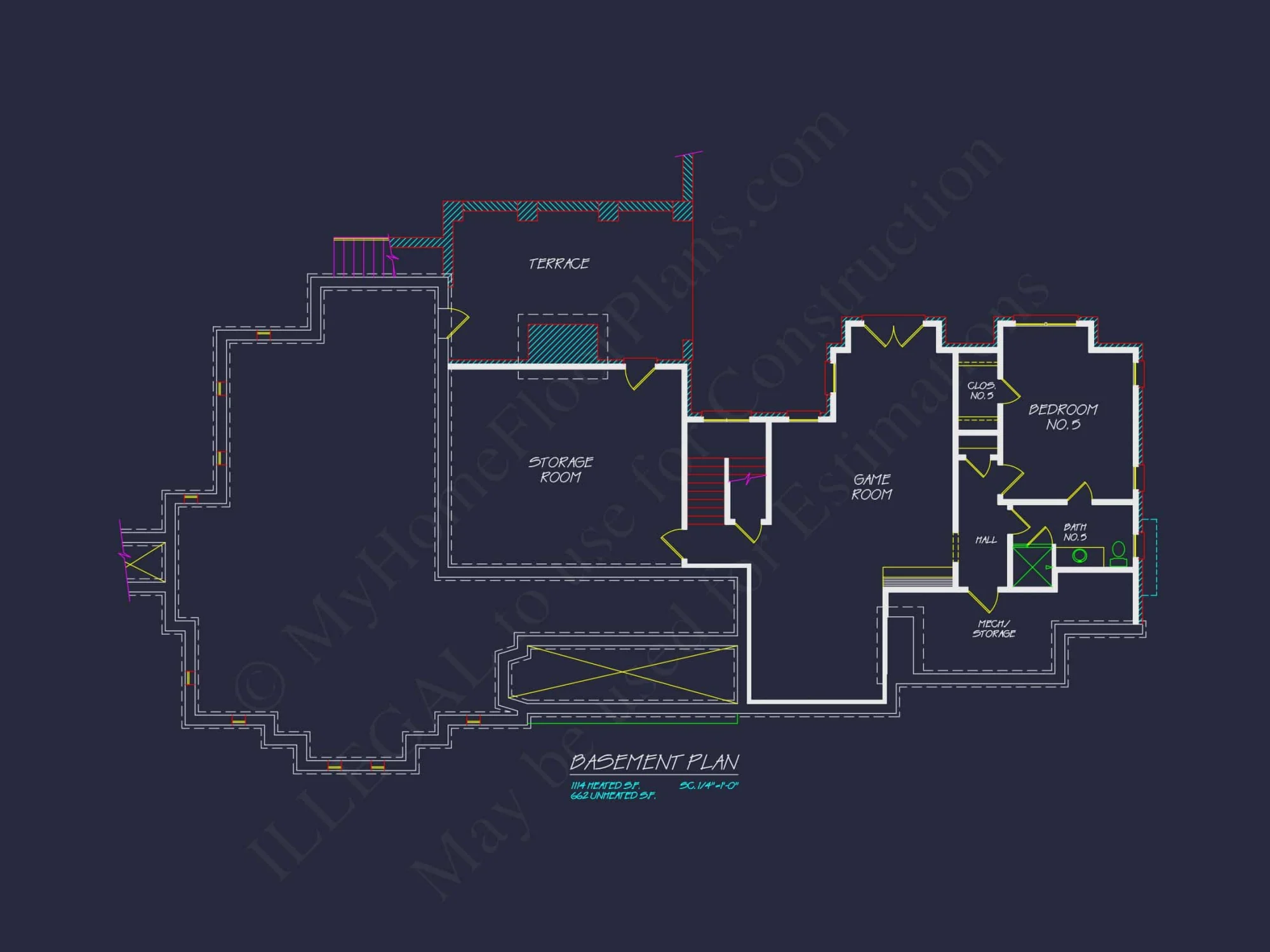 Luxury house Plan: Detailed Floor Blueprint with CAD Designs