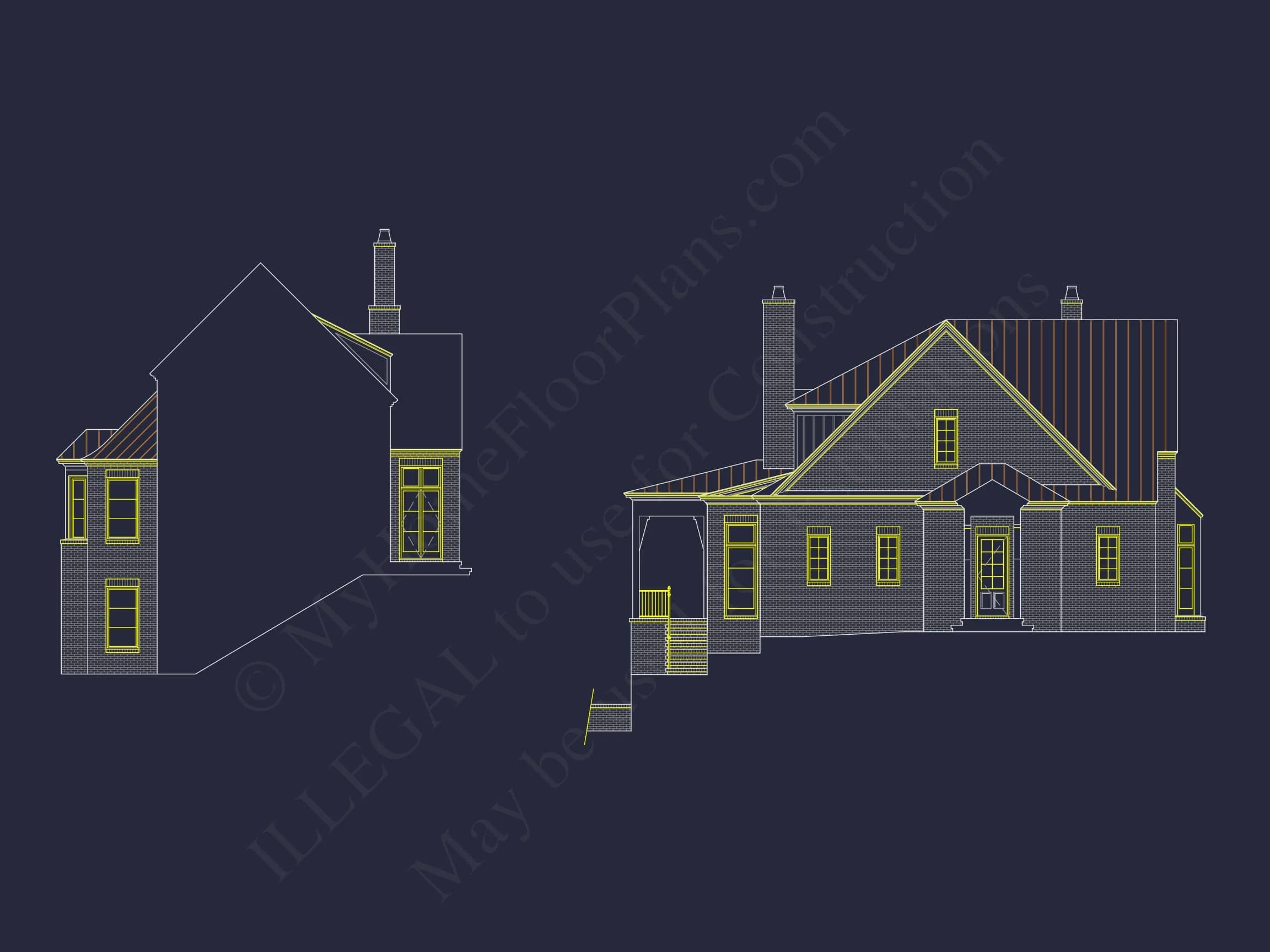 17-1630 HOUSE PLAN - Luxury House Plan: Detailed Floor Blueprint with CAD Designs 3 Luxury house Plan: Detailed Floor Blueprint with CAD Designs