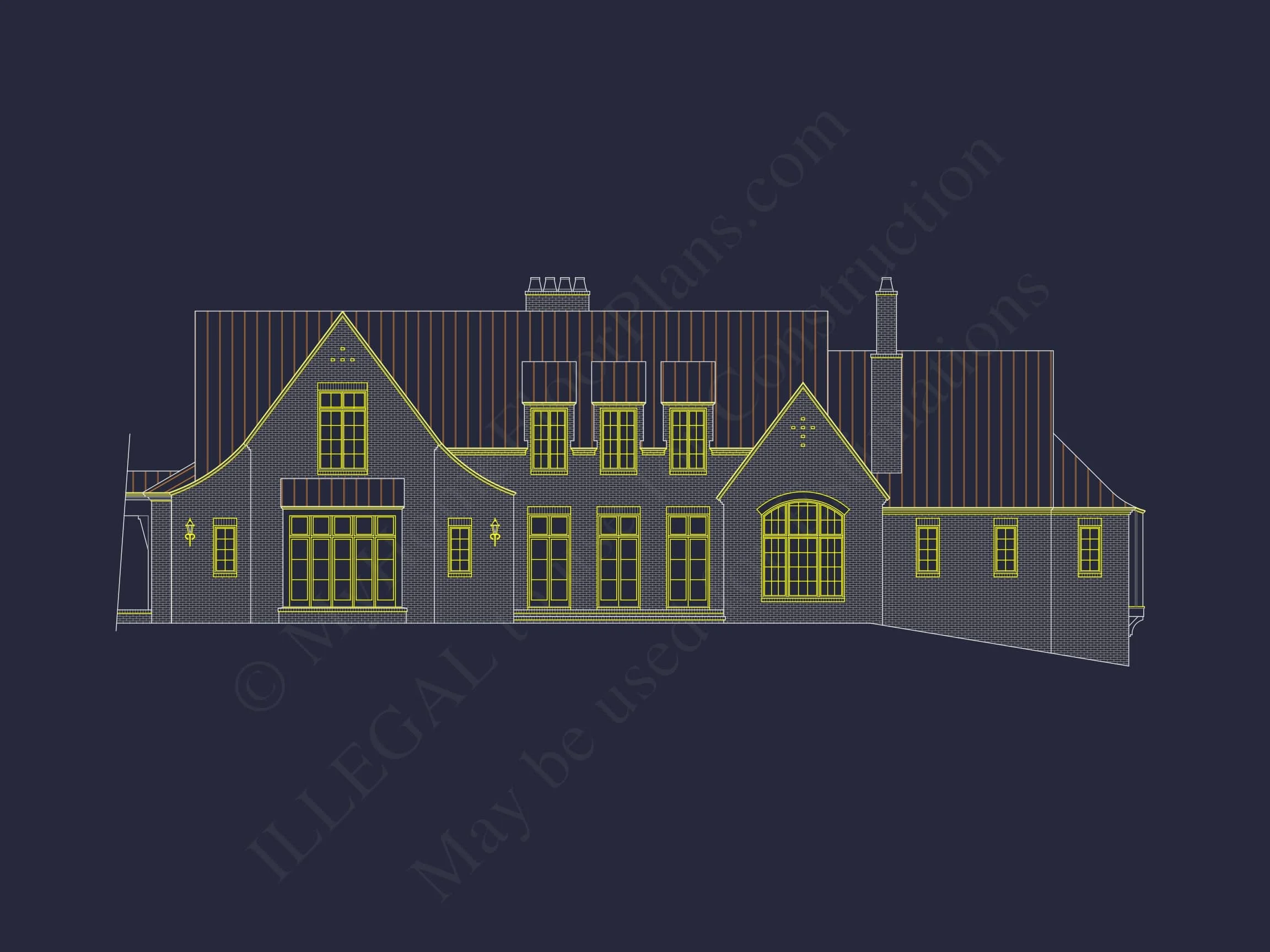 17-1630 HOUSE PLAN - Luxury House Plan: Detailed Floor Blueprint with CAD Designs 2 Luxury house Plan: Detailed Floor Blueprint with CAD Designs