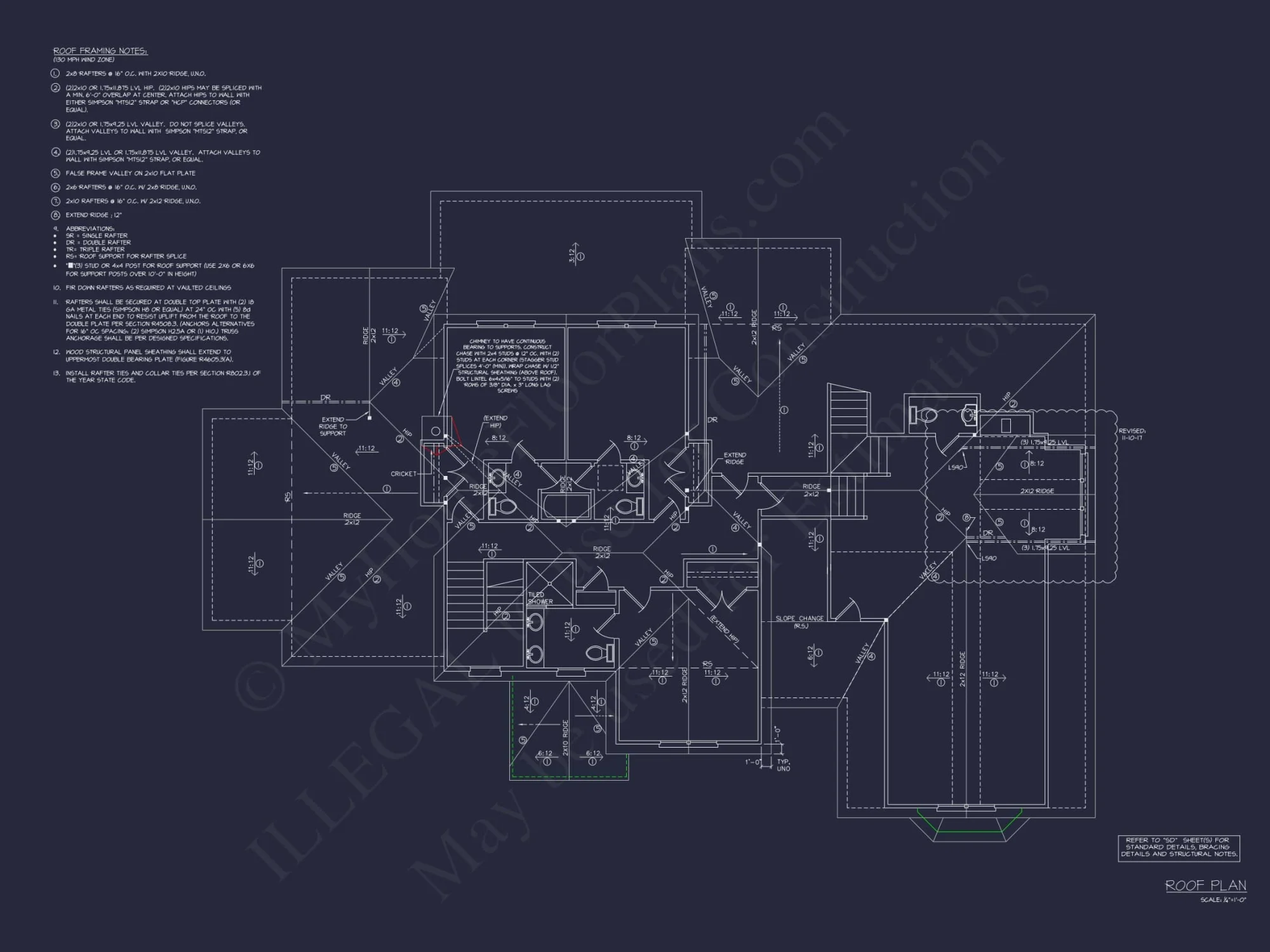 Modern house Floor Plan with Luxury CAD Blueprint Designs