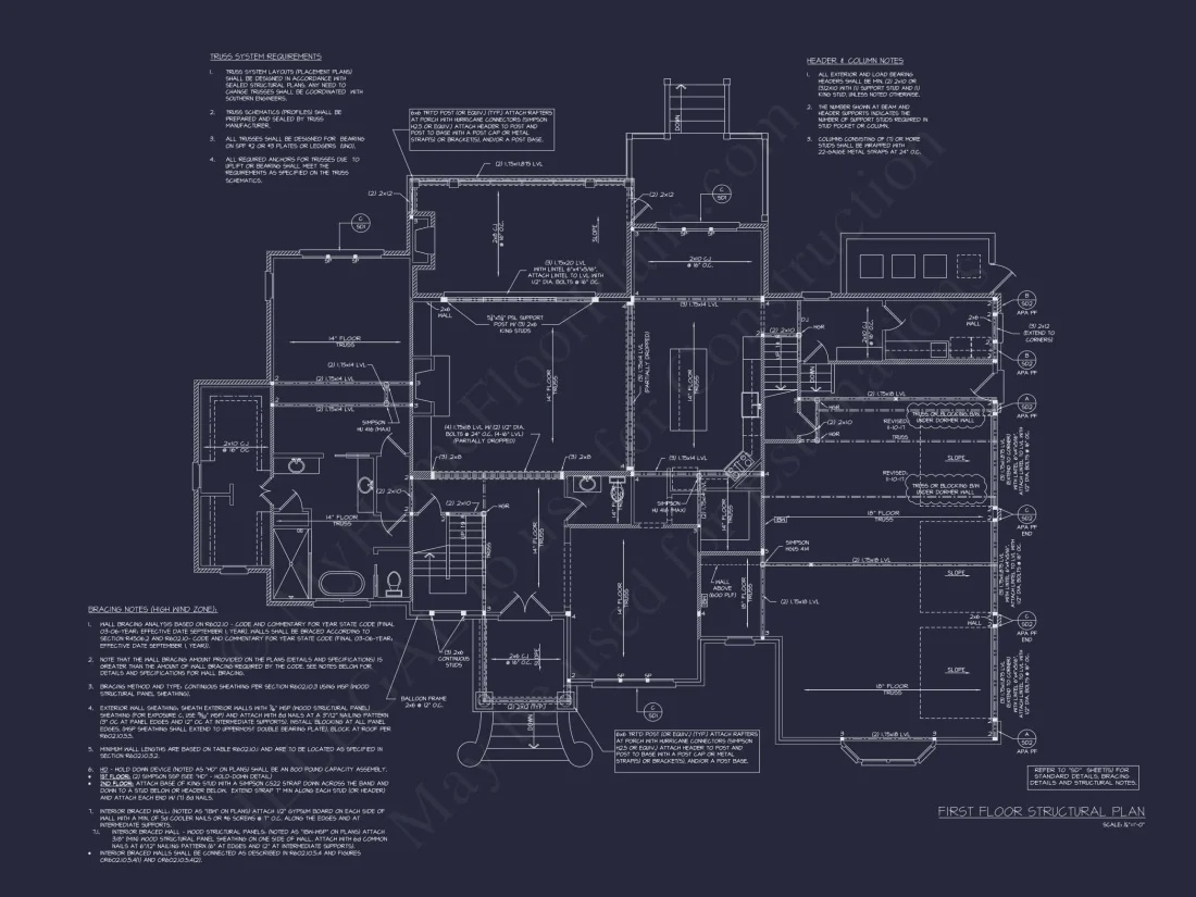 Modern house Floor Plan with Luxury CAD Blueprint Designs