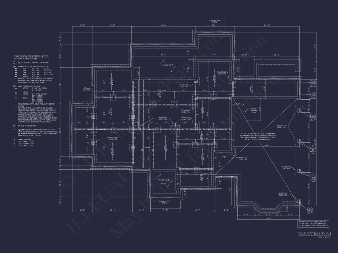Modern house Floor Plan with Luxury CAD Blueprint Designs