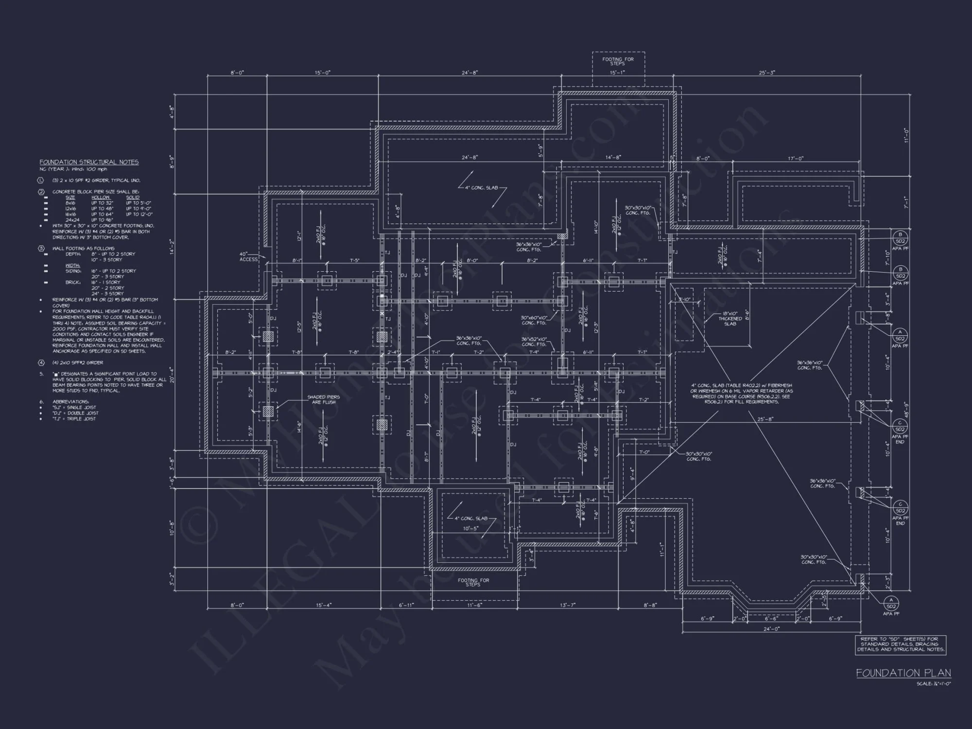 Modern house Floor Plan with Luxury CAD Blueprint Designs