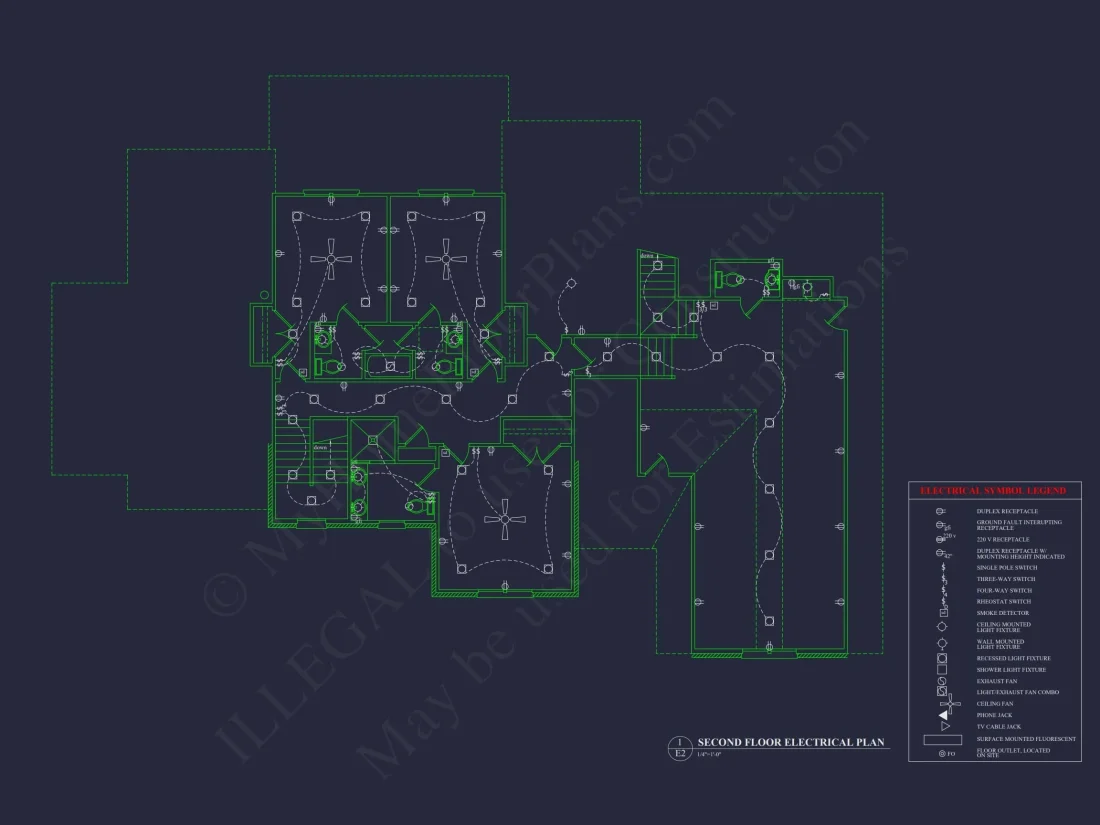 Modern house Floor Plan with Luxury CAD Blueprint Designs