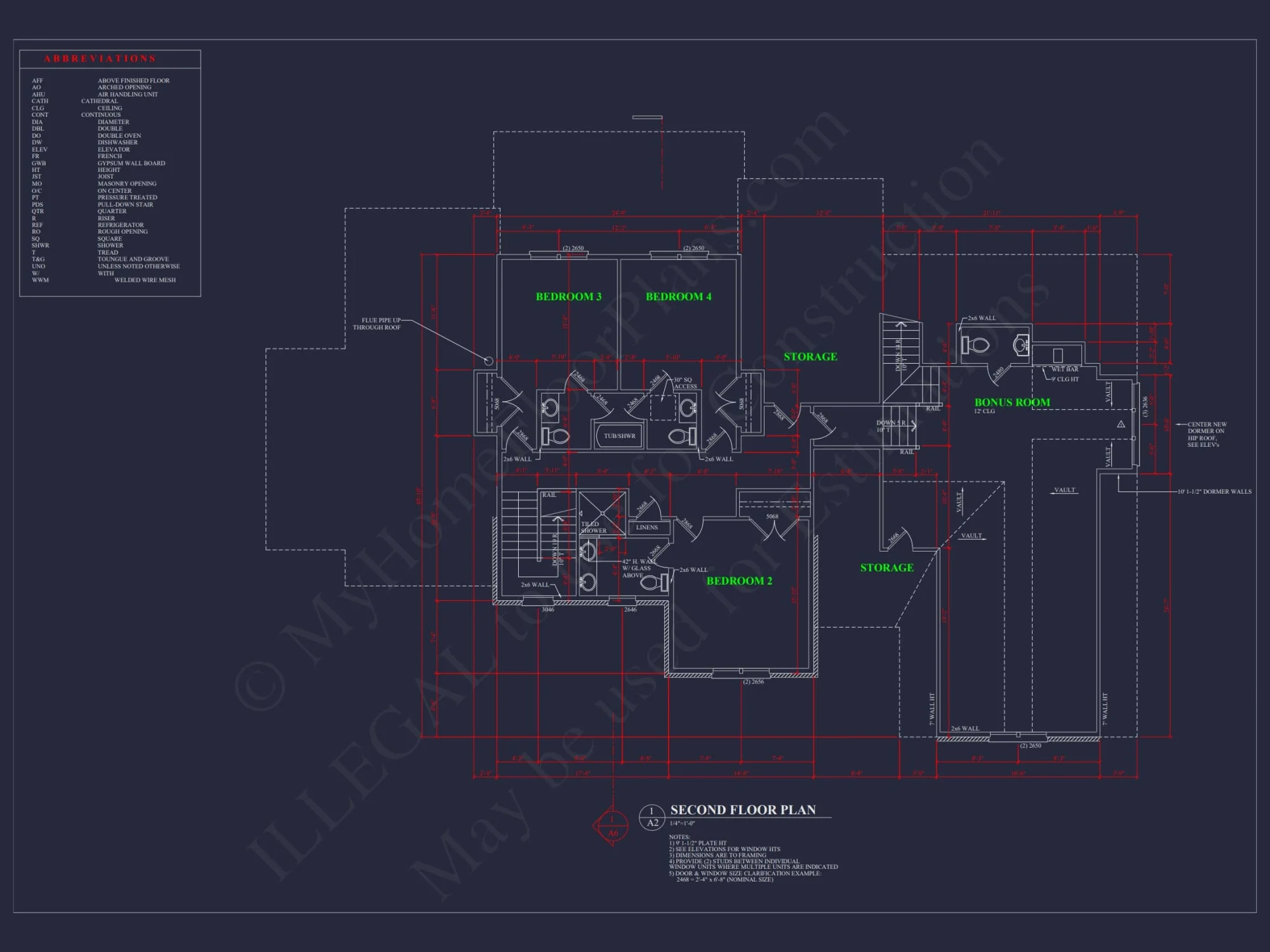 Modern house Floor Plan with Luxury CAD Blueprint Designs