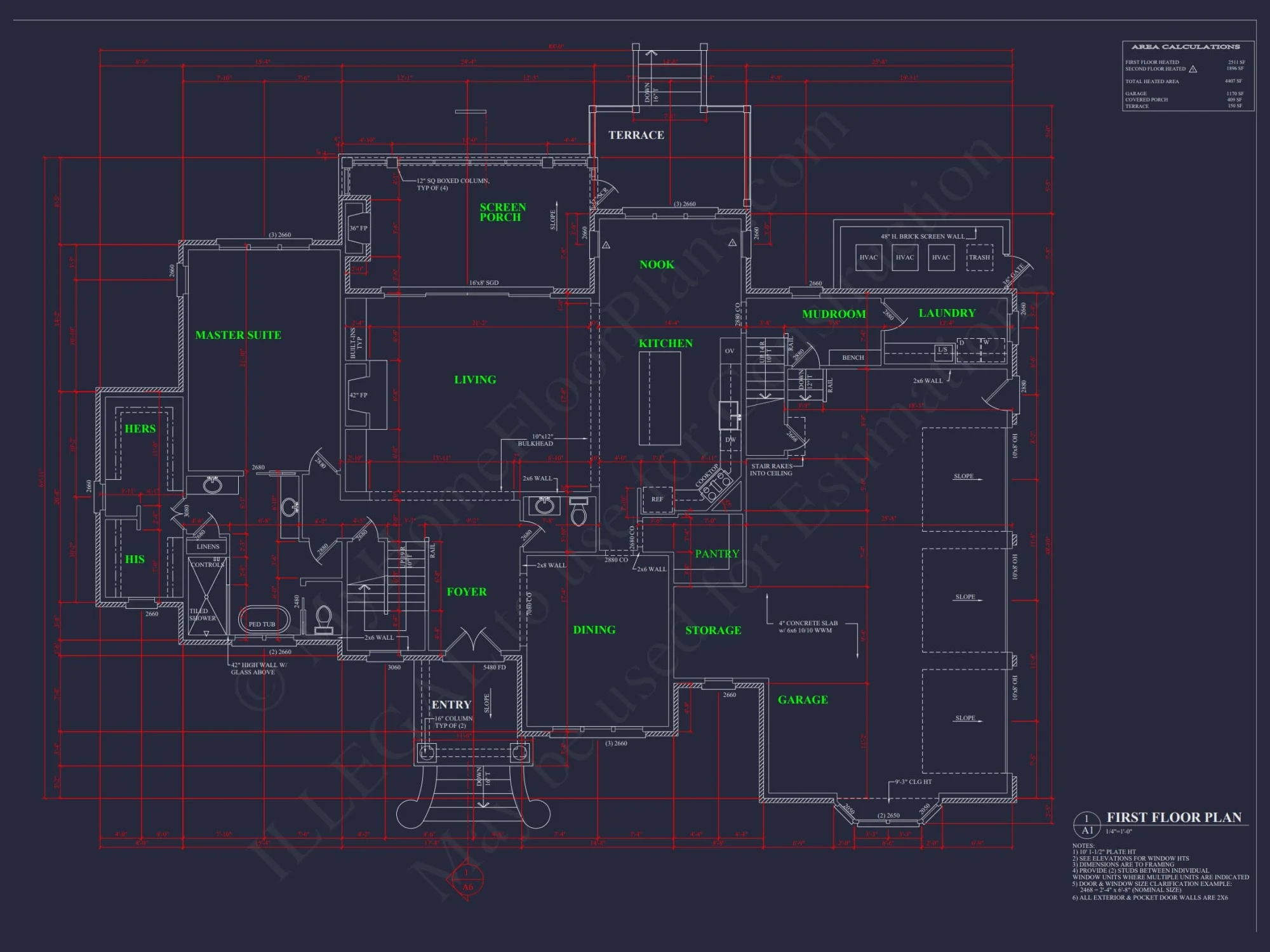Modern house Floor Plan with Luxury CAD Blueprint Designs