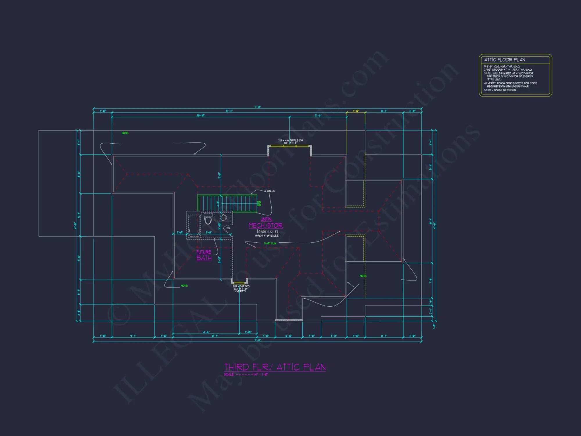 Luxury house Floor Plan with Detailed CAD Architecture Designs
