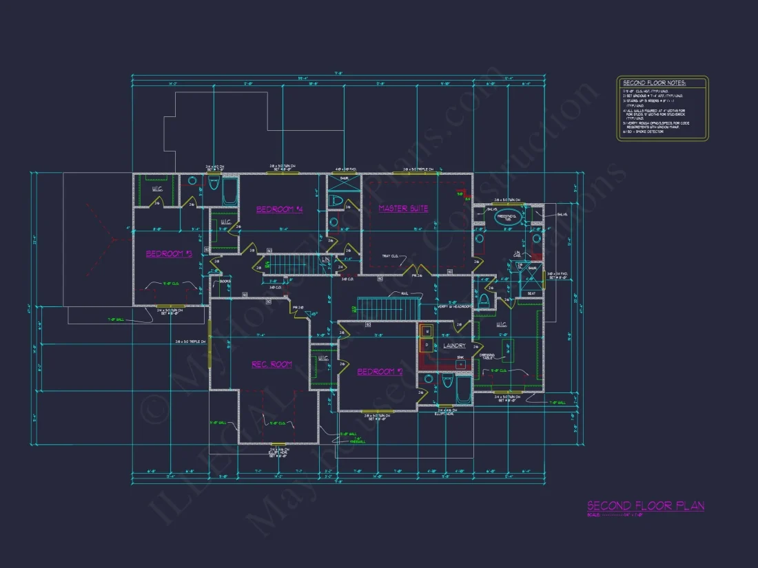 Luxury house Floor Plan with Detailed CAD Architecture Designs