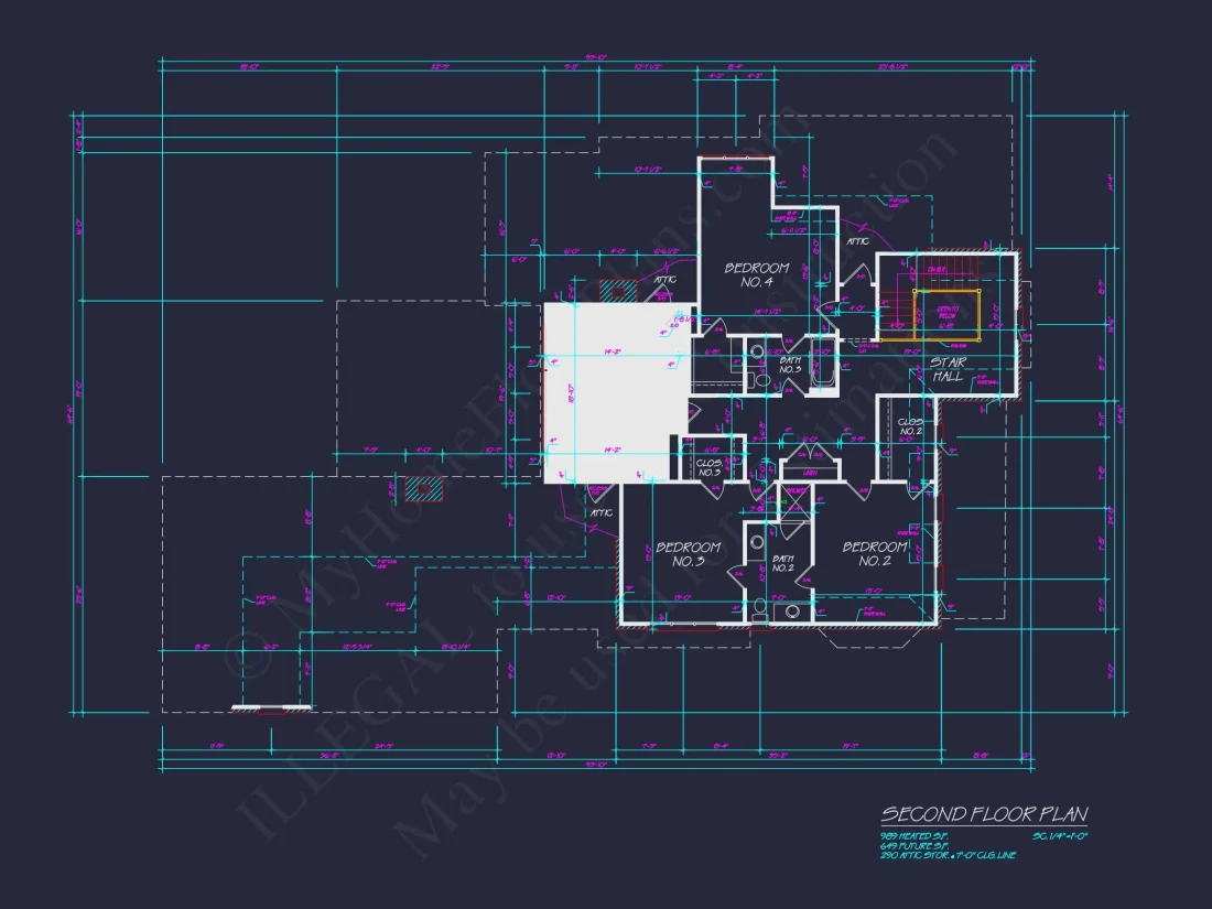 Modern Southern house Plan with Detailed Floor Designs in CAD