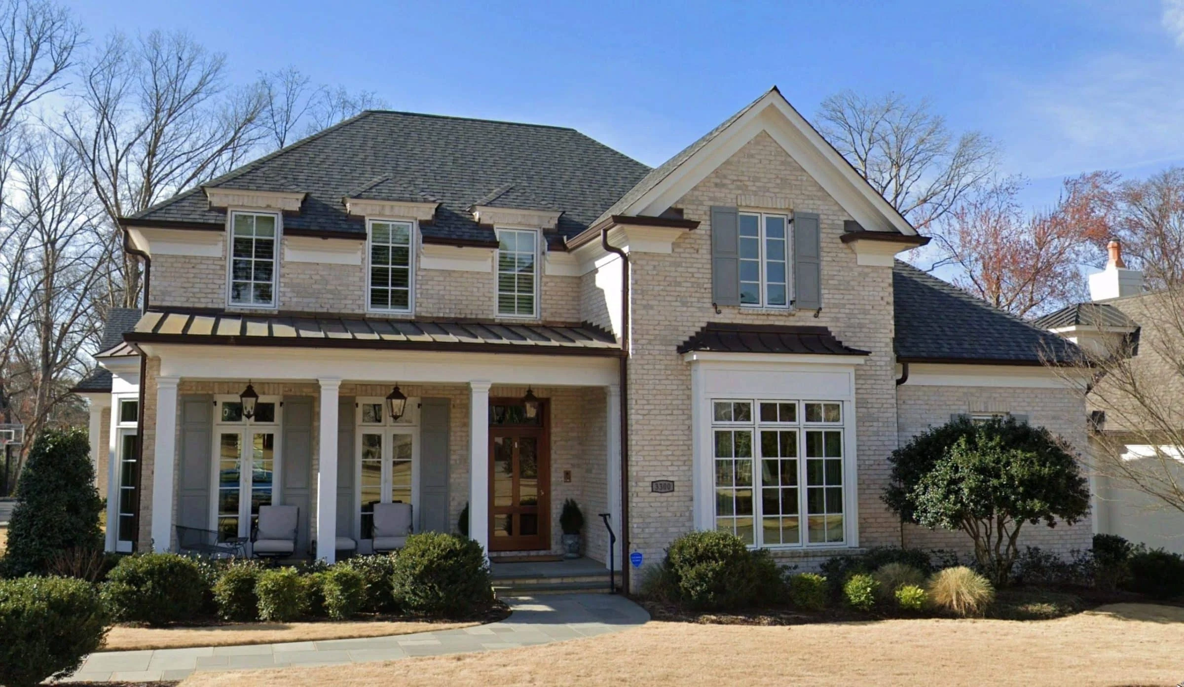 16-1774 HOUSE PLAN - 4-Bed, 5-Bath, 3,997 SF Colonial Revival House Plan 2 Modern Southern house Plan with Detailed Floor Designs in CAD