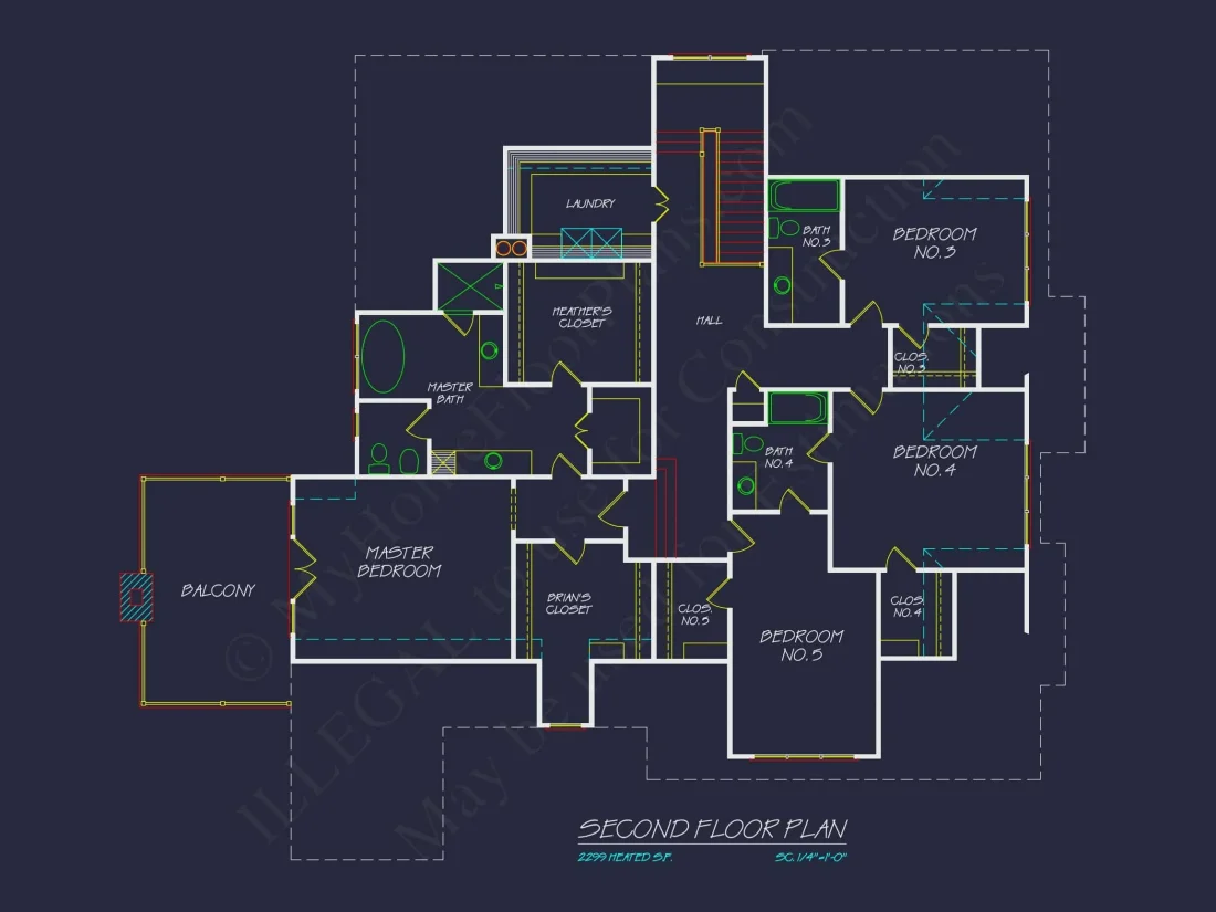 Luxurious house Plan with 5 Bedrooms, CAD Designs, and Modern Features