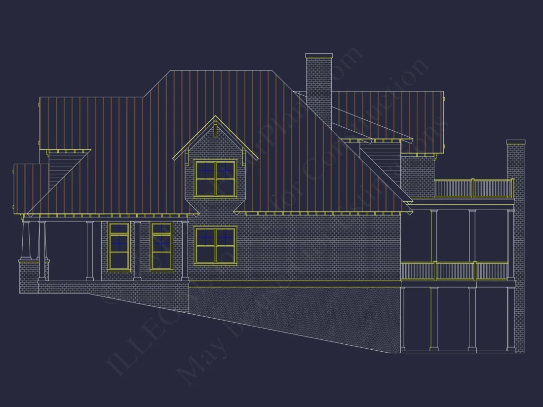 Luxurious house Plan with 5 Bedrooms, CAD Designs, and Modern Features