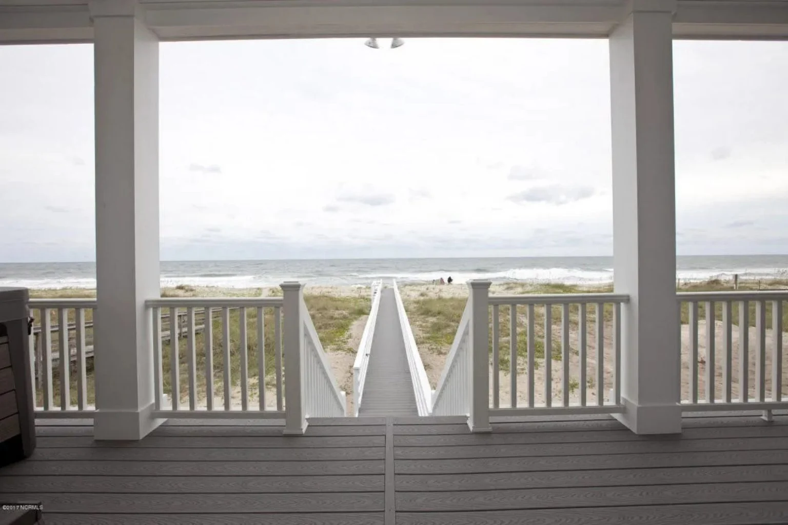 Modern Beach house Floor Plan with CAD Blueprint Designs