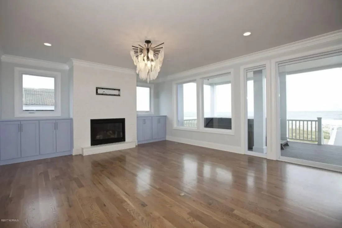 Modern Beach house Floor Plan with CAD Blueprint Designs