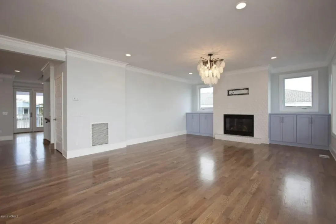 Modern Beach house Floor Plan with CAD Blueprint Designs