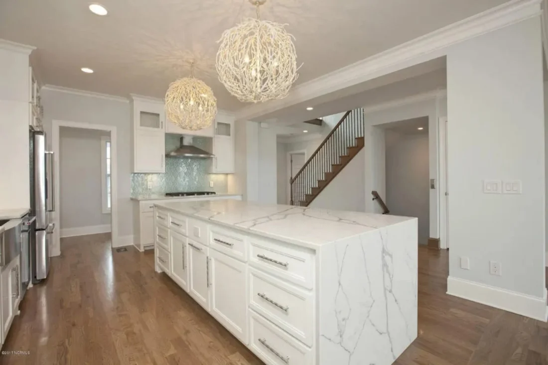 Modern Beach house Floor Plan with CAD Blueprint Designs