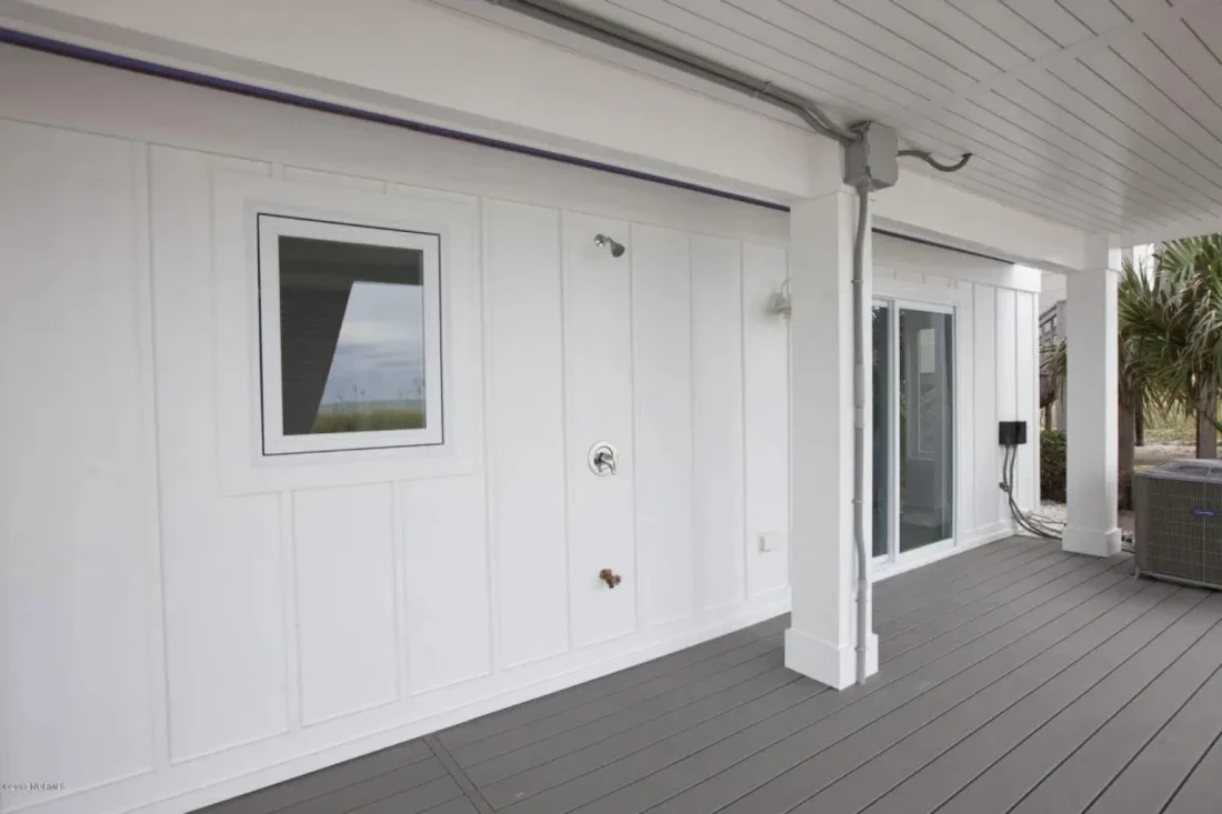 Modern Beach house Floor Plan with CAD Blueprint Designs