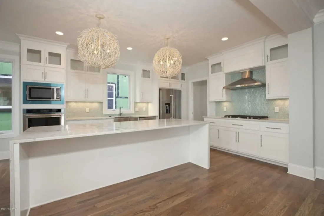 Modern Beach house Floor Plan with CAD Blueprint Designs