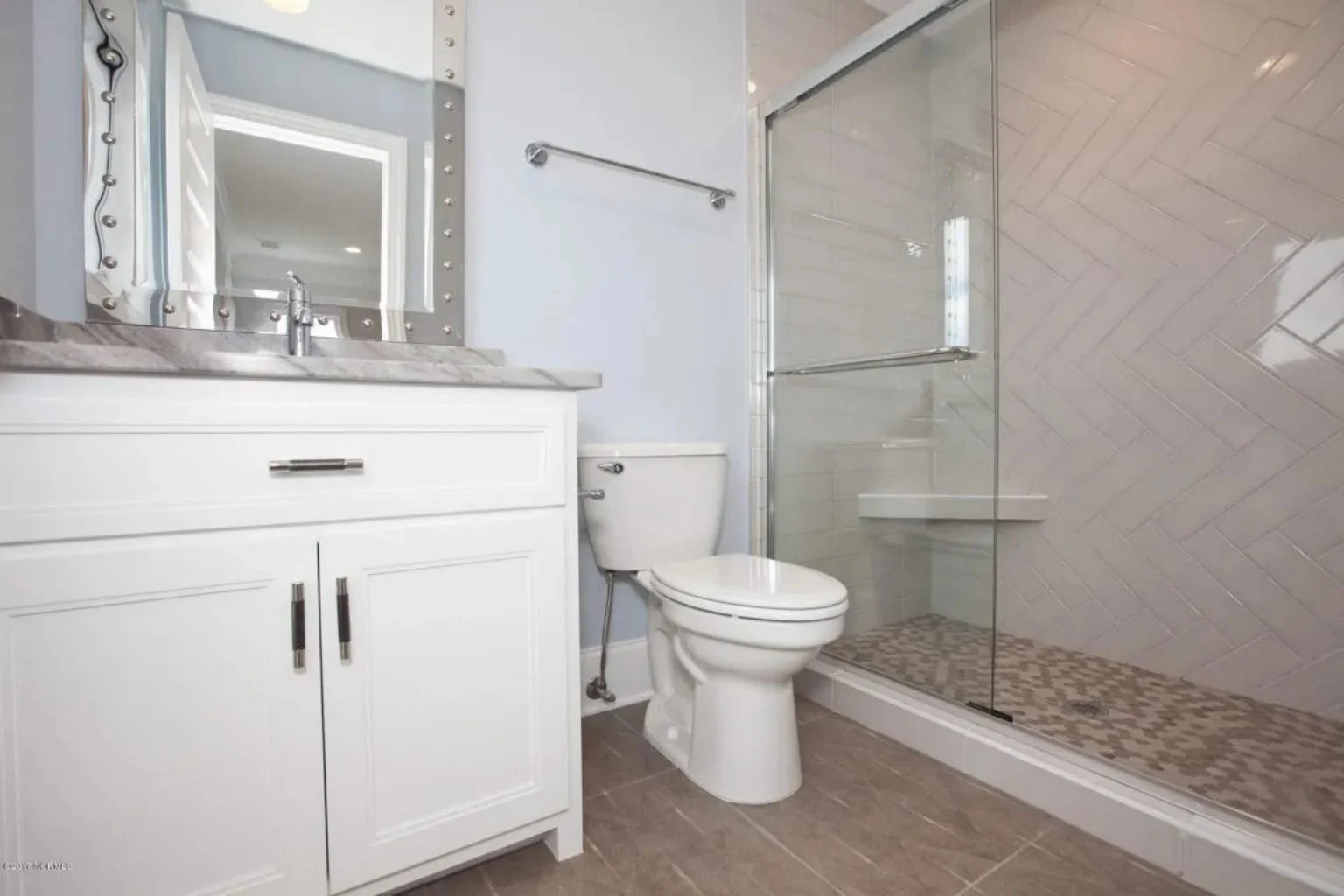 Modern Beach house Floor Plan with CAD Blueprint Designs