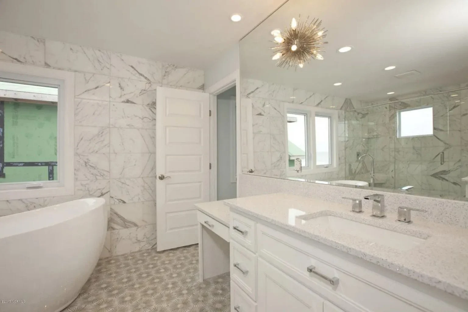 Modern Beach house Floor Plan with CAD Blueprint Designs