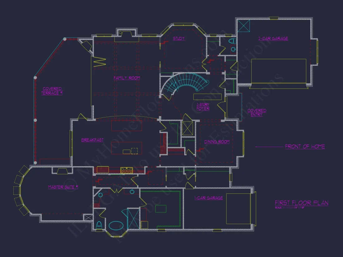 Elegant house Floor Plan with Luxury Design & Features