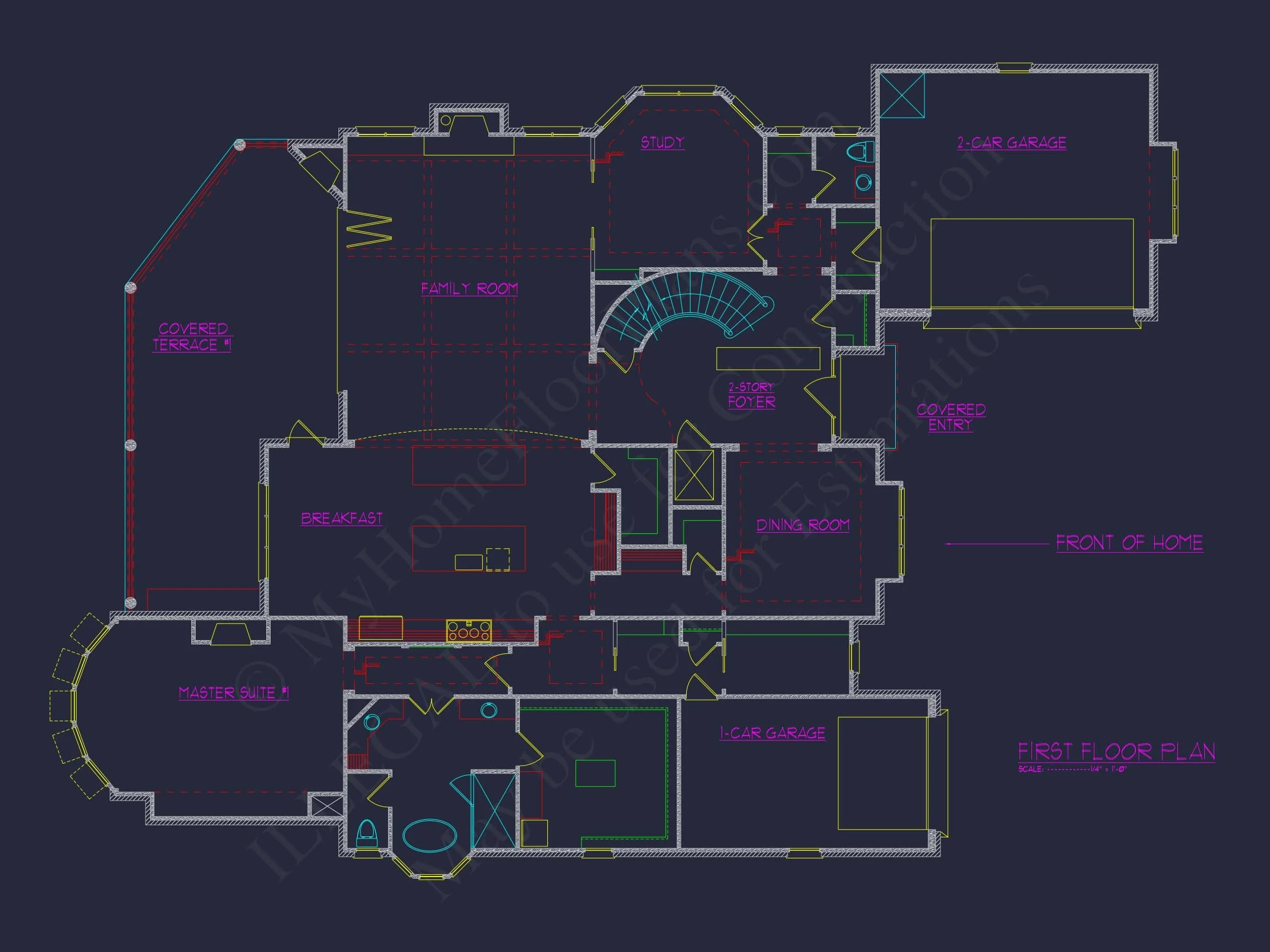 Elegant house Floor Plan with Luxury Design & Features