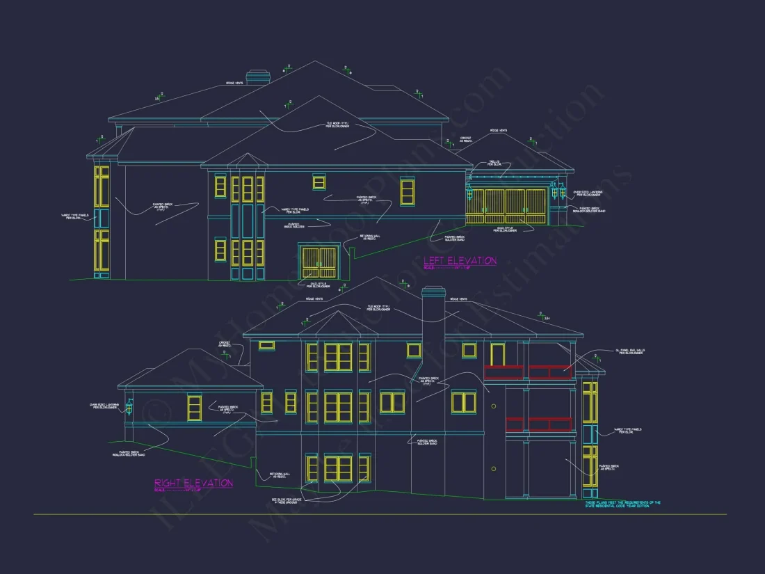 Elegant house Floor Plan with Luxury Design & Features