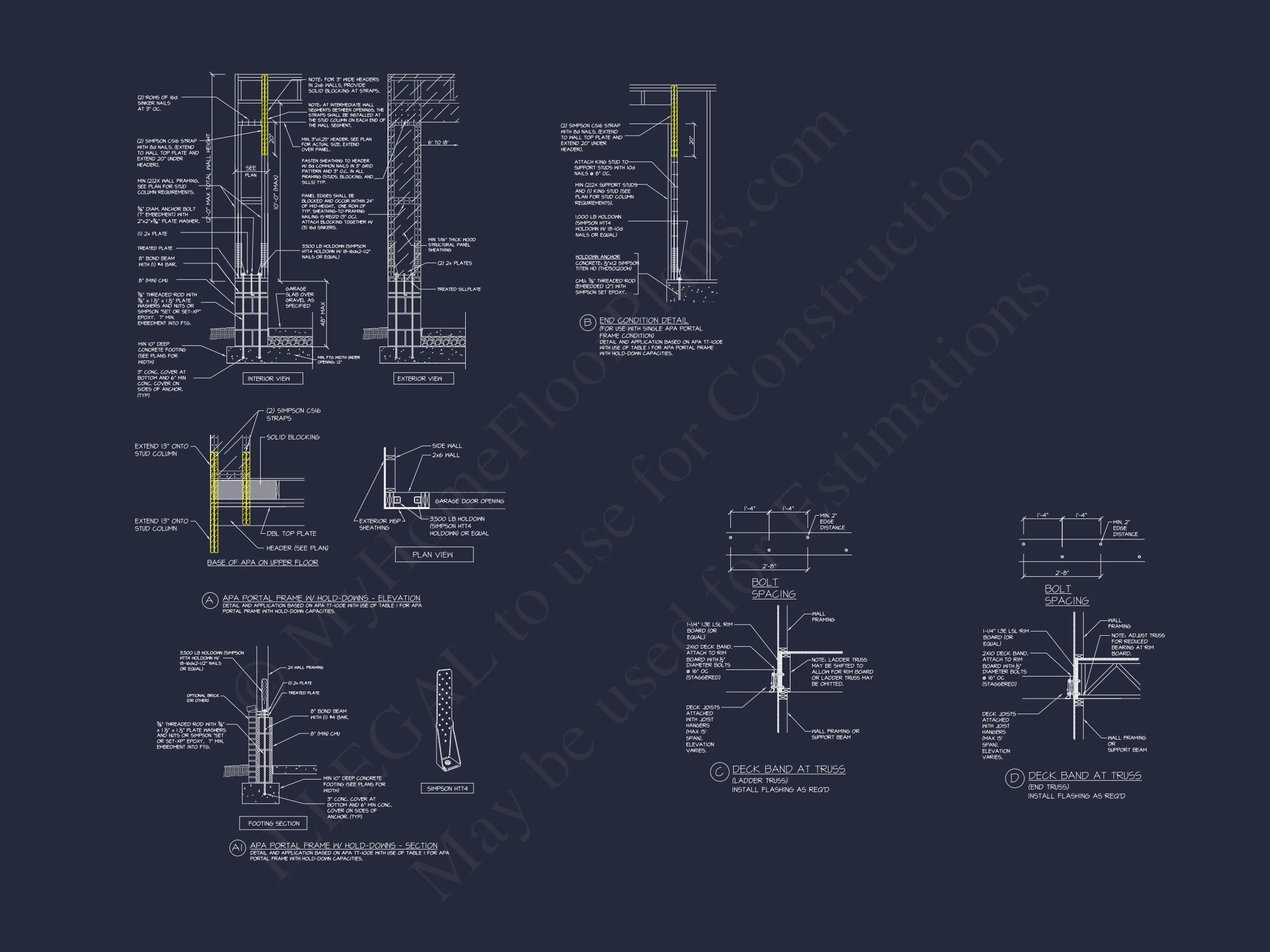 Coastal house Floor Plan - Modern Architecture Blueprint Designs