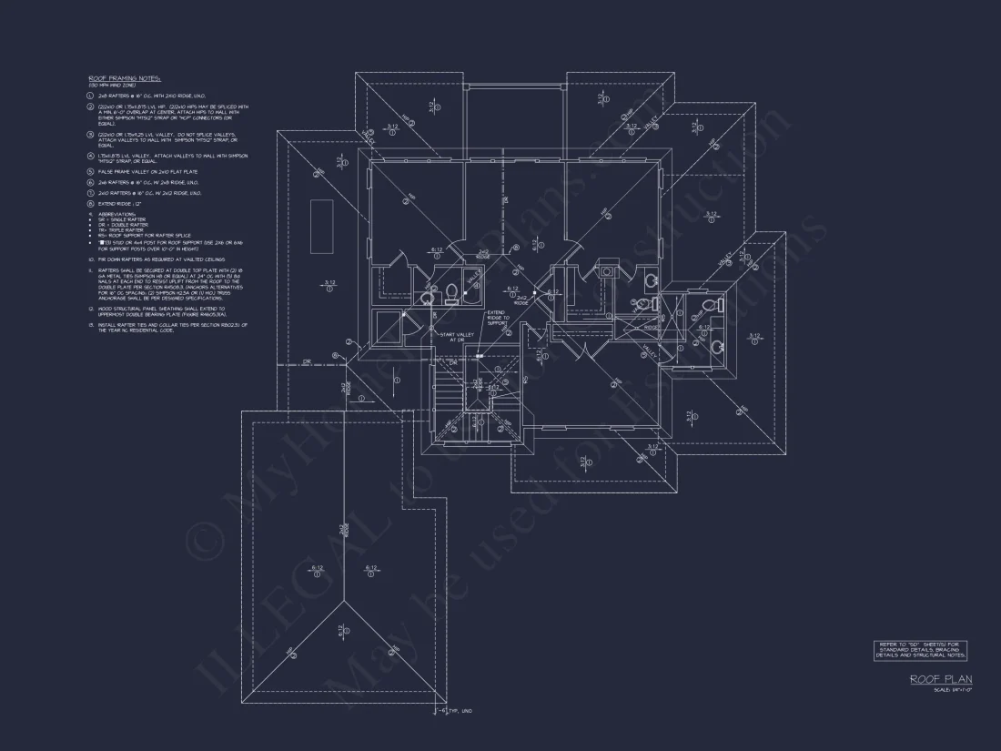 Coastal house Floor Plan - Modern Architecture Blueprint Designs