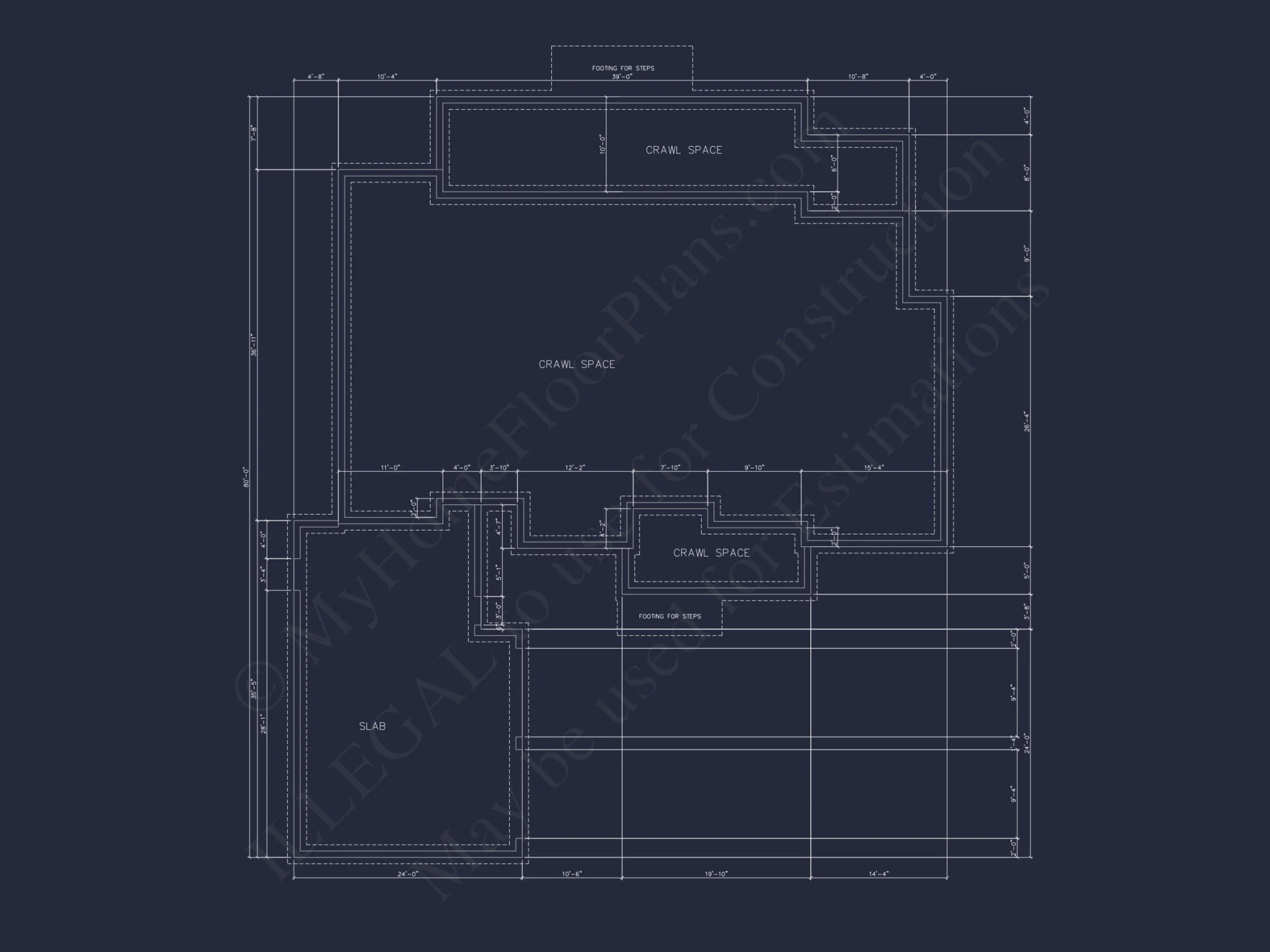 Coastal house Floor Plan - Modern Architecture Blueprint Designs