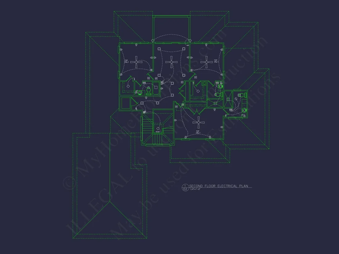 Coastal house Floor Plan - Modern Architecture Blueprint Designs