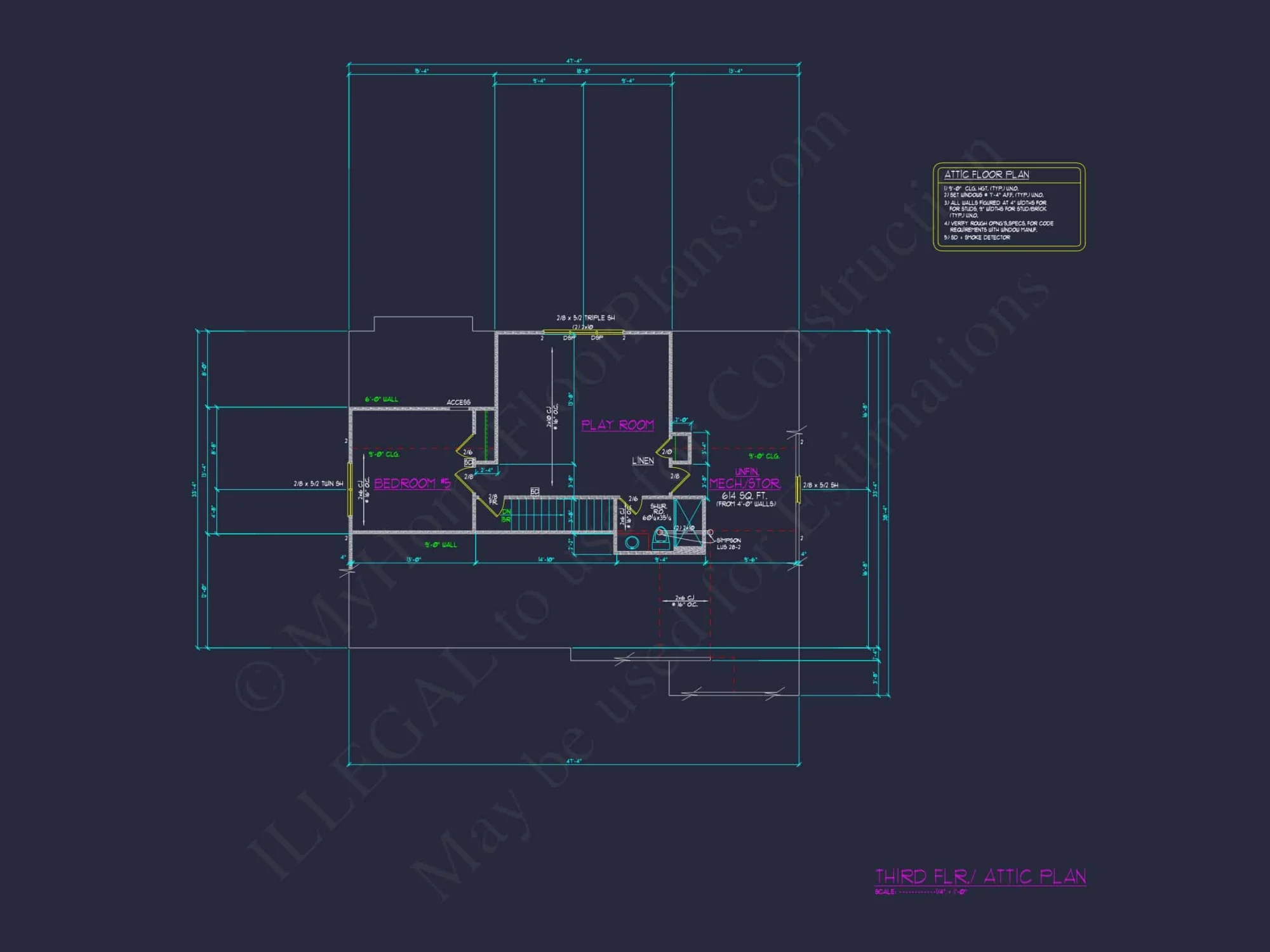 Spacious house Plan with 3D CAD Designs, Blueprint, and Floor Plans