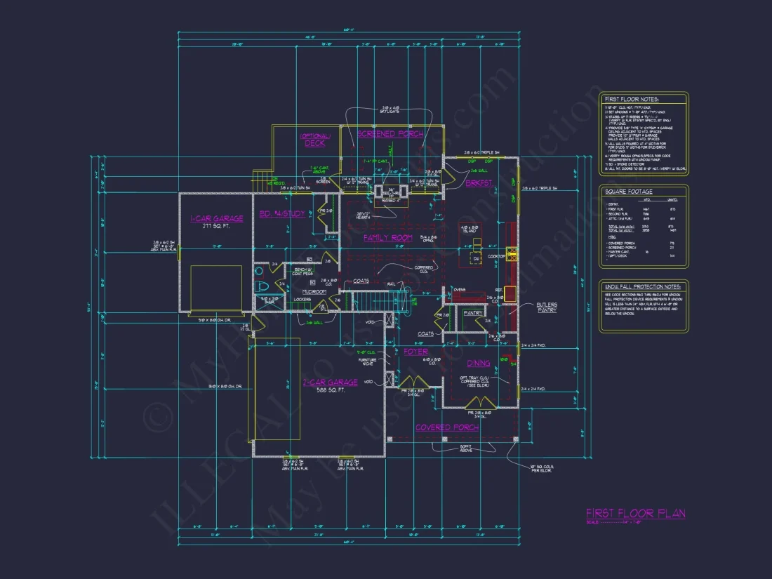 Spacious house Plan with 3D CAD Designs, Blueprint, and Floor Plans