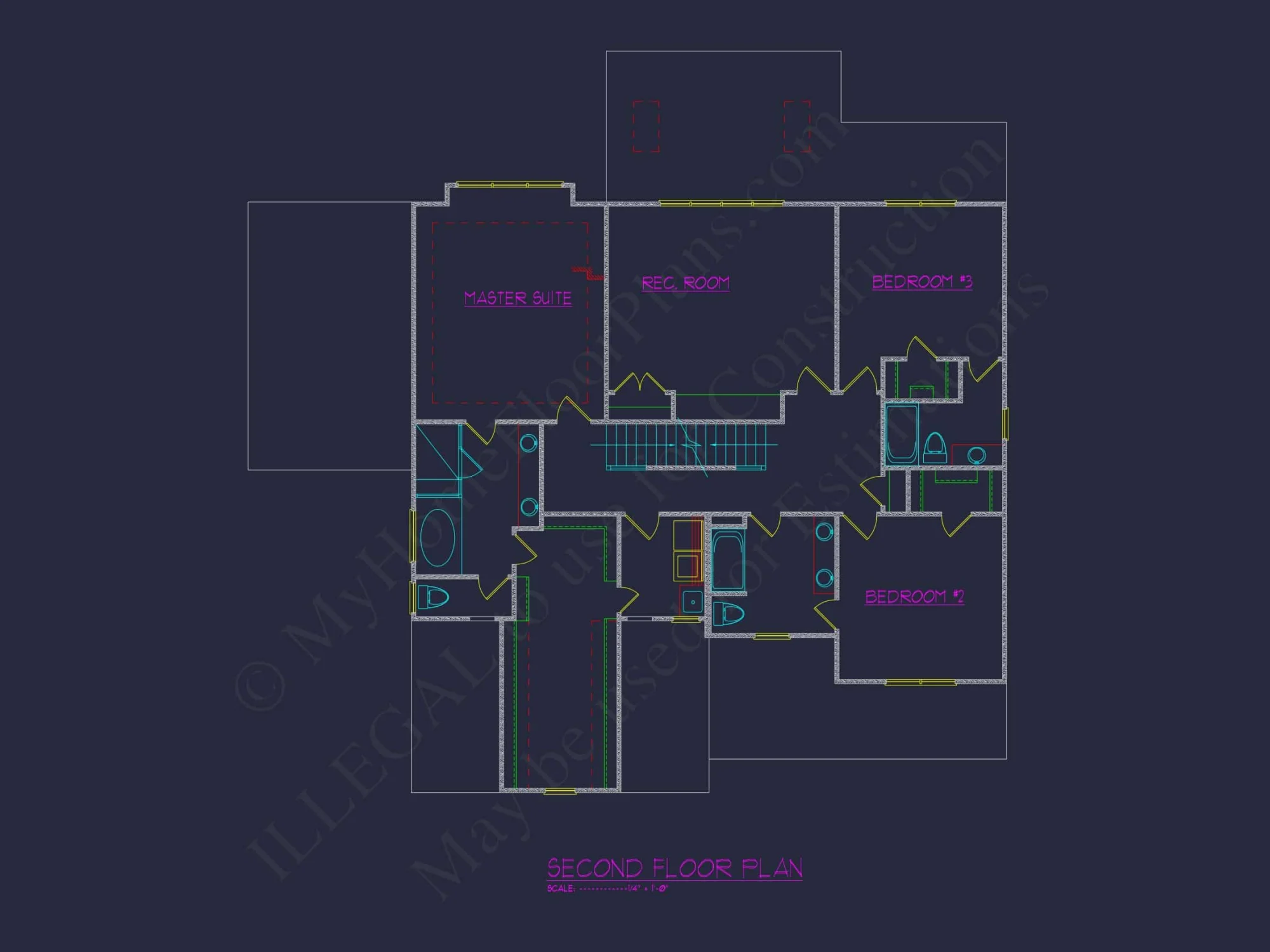 Spacious house Plan with 3D CAD Designs, Blueprint, and Floor Plans