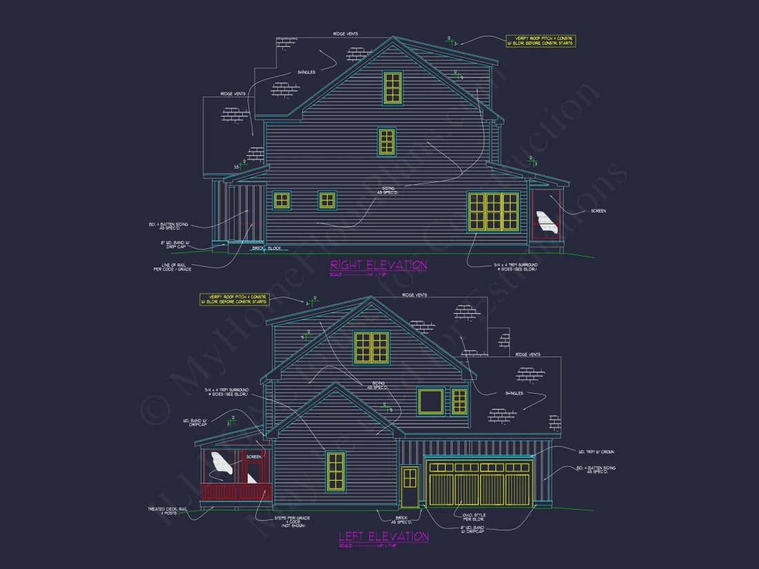 Spacious house Plan with 3D CAD Designs, Blueprint, and Floor Plans